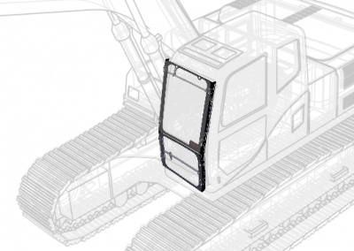 EXCAVATOR CAB GUARD 8-30 TON